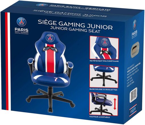 PSG Paris Saint Germain Fauteuil Gamer Ergonomique Officel Dossier/Accoudoirs Ajustables – Image 4