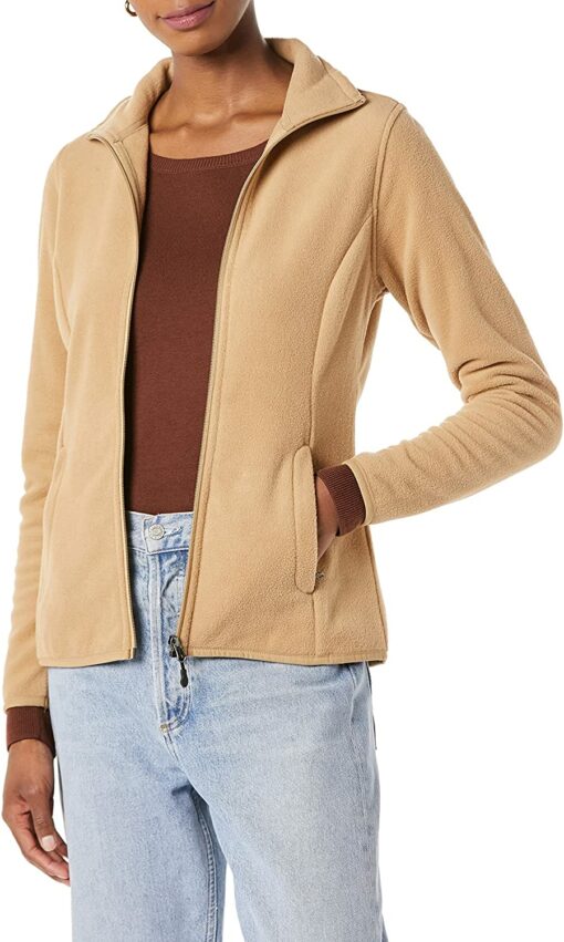 Amazon Essentials Veste en Polaire Douce à Manches Longues et Fermeture éclair sur Toute la Longueur Femme – Image 5