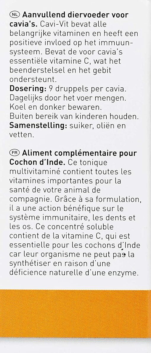 BEAPHAR – Cavi-Vit, vitamine C pour cochon d'Inde – Assure vitalité et bien-être pour une santé optimale –Répond aux b – Image 11