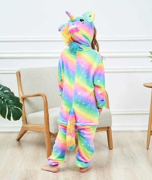 Filles Doux Licorne Grenouillères Pyjama Licorne Vêtements de Nuit pour Enfants – Image 46