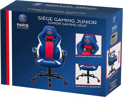 PSG Paris Saint Germain Fauteuil Gamer Ergonomique Officel Dossier/Accoudoirs Ajustables – Image 24