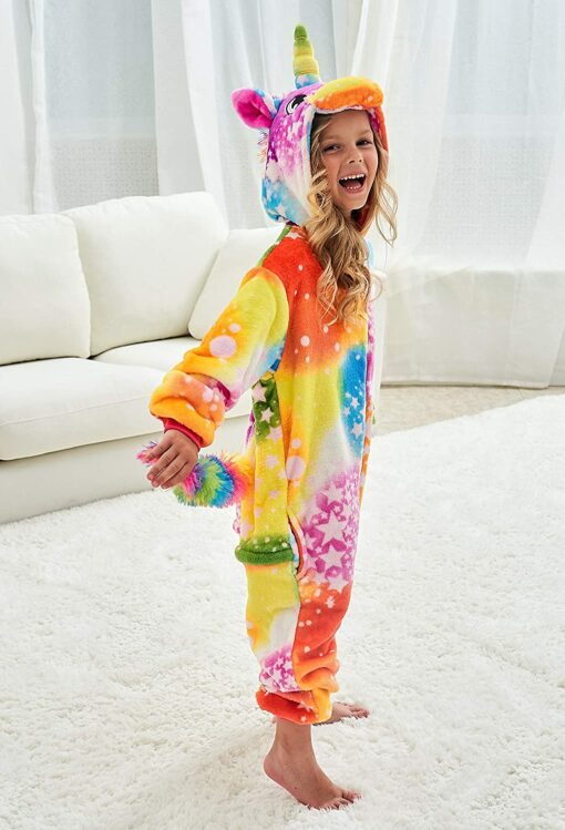 Filles Doux Licorne Grenouillères Pyjama Licorne Vêtements de Nuit pour Enfants – Image 32