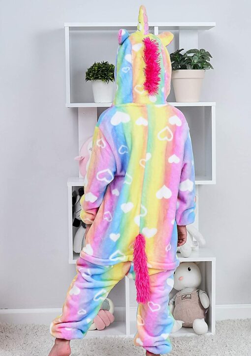 Filles Doux Licorne Grenouillères Pyjama Licorne Vêtements de Nuit pour Enfants – Image 20