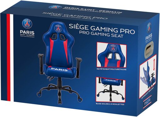 PSG Paris Saint Germain Fauteuil Gamer Ergonomique Officel Dossier/Accoudoirs Ajustables – Image 13