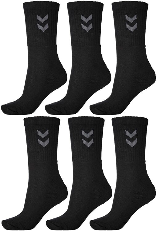 Hummel Basic Loisirs et sport 6 paires de chaussettes différentes tailles – Image 5