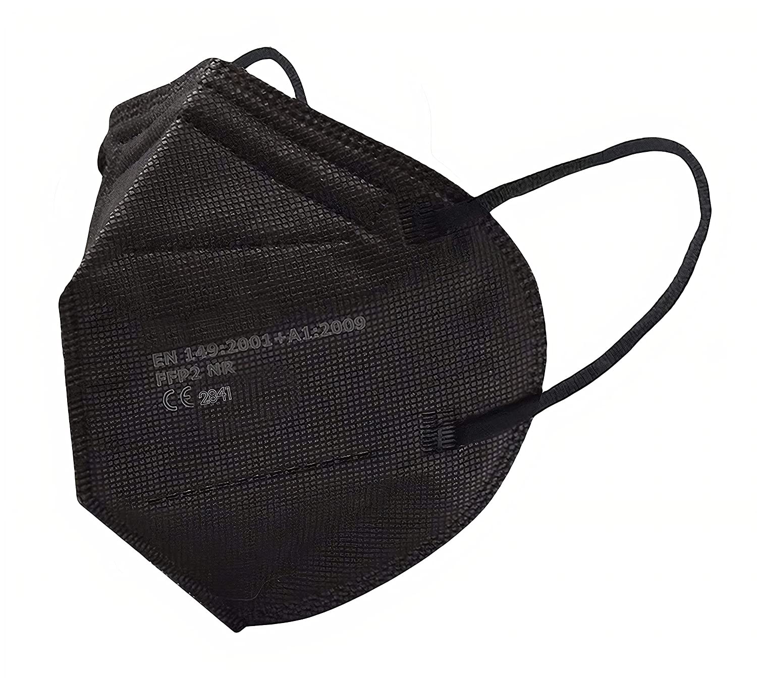 SALO MED - 20 Masque FFP2 Noir - Masque FFP2 jetable CE Certifié, emballage individuel, 5 épaisseurs de filtration, Filtration des particules (EFP)> = 95% - Lot de 20 pièces – Image 2