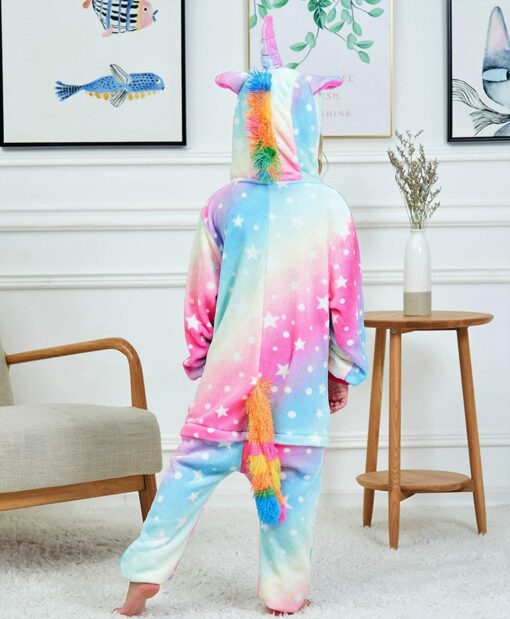 Filles Doux Licorne Grenouillères Pyjama Licorne Vêtements de Nuit pour Enfants – Image 28