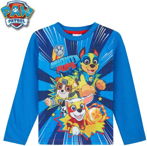 PAW Patrol Pyjama Enfant Garcon Pat Patrouille, Ensembles de Pyjama Garçon Marcus Chase – Image 7