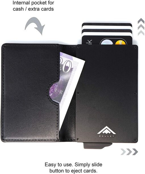 STEALTH Wallet - Portefeuilles de Porte-Cartes Pop-up Minimalistes avec Boîte-Cadeau - Porte-Cartes de Crédit Bloquant la RFID – Image 94