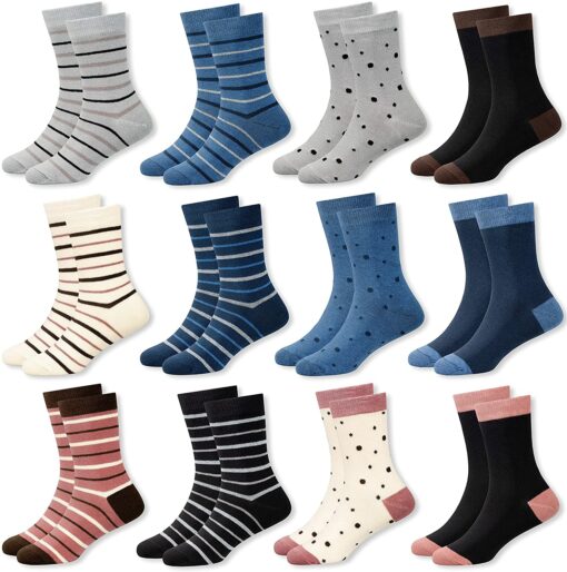 MC.TAM Chaussettes Colorées Garçon Basses Hautes Lot de 12 90% Coton – Image 65