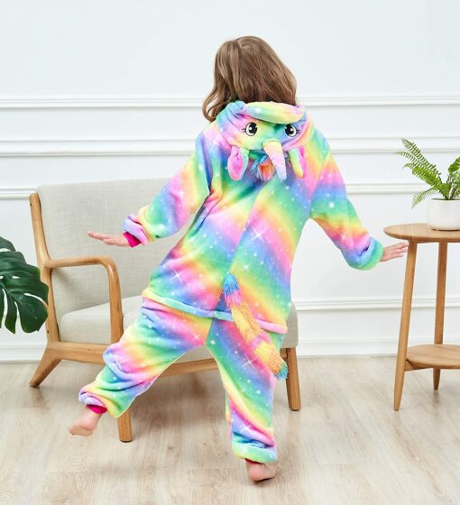 Filles Doux Licorne Grenouillères Pyjama Licorne Vêtements de Nuit pour Enfants – Image 45