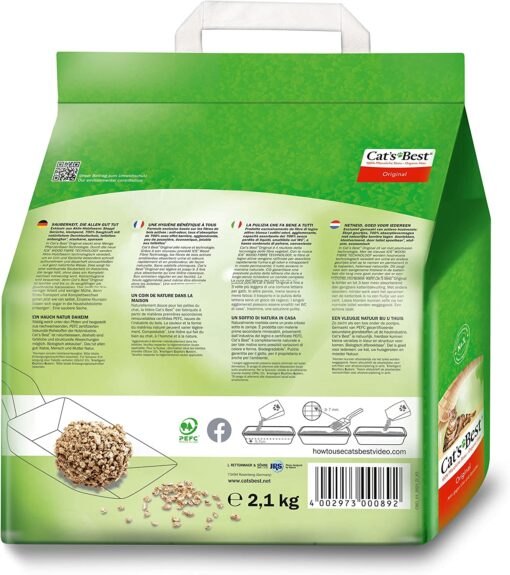 Cat’s Best Öko Plus, 1 Pack de 2,1 kg – Image 2