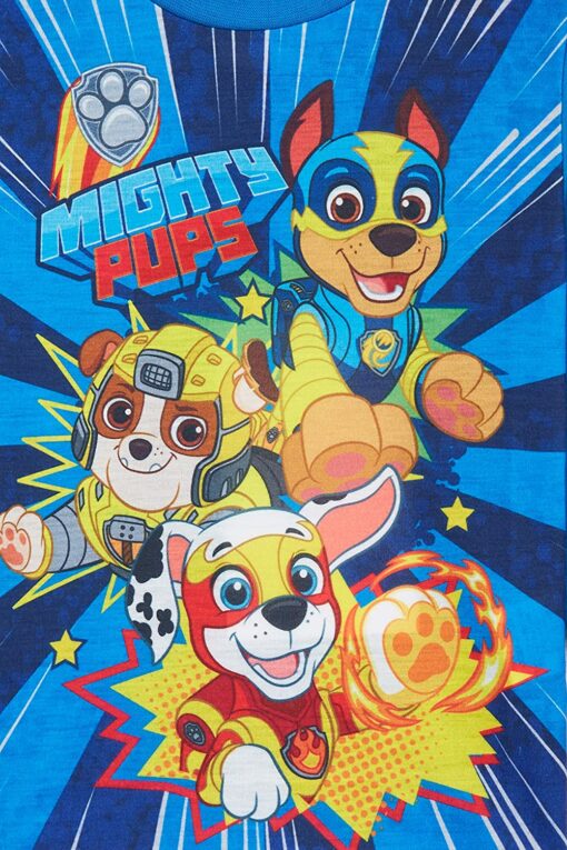 PAW Patrol Pyjama Enfant Garcon Pat Patrouille, Ensembles de Pyjama Garçon Marcus Chase – Image 3