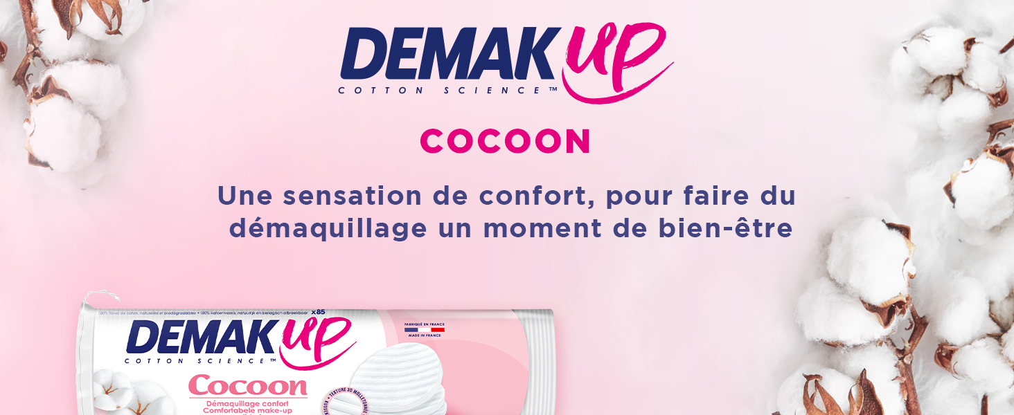 Une sensation de confort, pour faire du demaquillage un moment de bien-etre