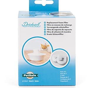 PetSafe filtre en mousse rechange pour fontaine chien et chat, animaux 