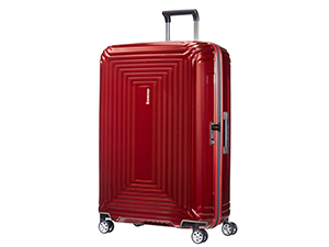 neopulse; valise legere; spinner 75; grande valise; valise curv; valise rigide; valise metallic red