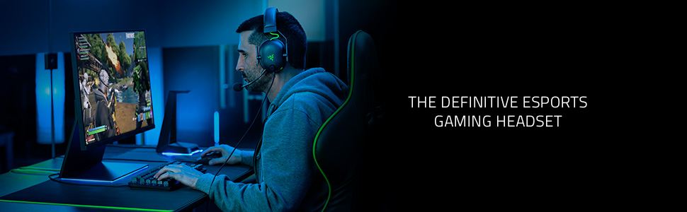 Razer Black Shark Gaming Headset Audio Esports