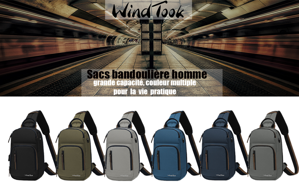  Sac à bandoulière homme 