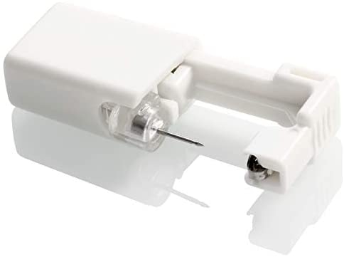 Lot de 2 pistolets de piercing d’oreilles et 2 piercings d’oreilles - Sûr et sans douleur - Pour filles, femmes et hommes - – Image 3