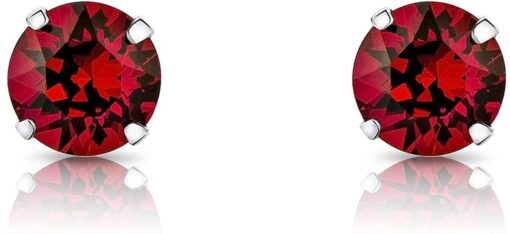 DTPsilver - Boucles d'oreilles/Clous en Argent Fin 925 et Cristaux de Swarovski® Elements Ronds - Diamètre: 6 mm - Choix de – Image 52