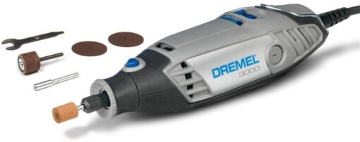 Dremel 3000 Outil Rotatif Multifonction 130W avec 15 Accessoires et 1 Sac, Vitesse Variable 10000-33000 tr/min pour Découper, – Image 9