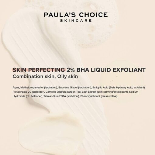 Paula's Choice Skin Perfecting 2% BHA Lotion Exfoliant - Peeling Visage Élimine les Points Noirs, Pores Dilatés & – Image 6