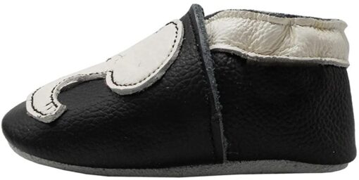 YIHAKIDS Bébé Filles Garçons Chaussures Cuir Souple Enfant Chaussons Cuir Doux Chaussures Premiers Pas – Image 110