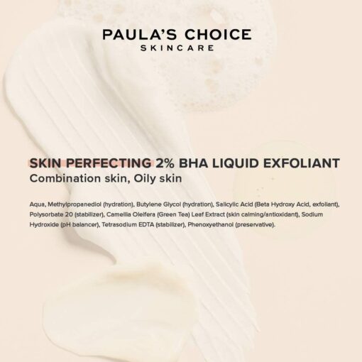 Paula's Choice Skin Perfecting 2% BHA Lotion Exfoliant - Peeling Visage Élimine les Points Noirs, Pores Dilatés & – Image 9