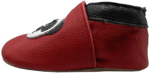 YIHAKIDS Bébé Filles Garçons Chaussures Cuir Souple Enfant Chaussons Cuir Doux Chaussures Premiers Pas – Image 55