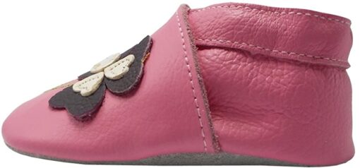 YIHAKIDS Bébé Filles Garçons Chaussures Cuir Souple Enfant Chaussons Cuir Doux Chaussures Premiers Pas – Image 121