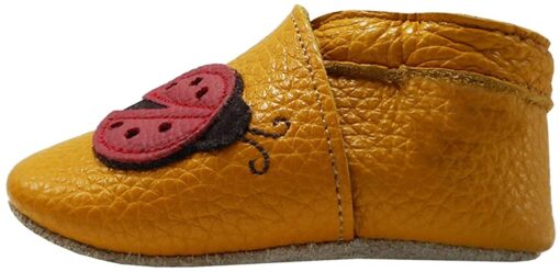 YIHAKIDS Bébé Filles Garçons Chaussures Cuir Souple Enfant Chaussons Cuir Doux Chaussures Premiers Pas – Image 50