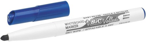 BIC Velleda 1741 Feutres pour Tableau Blanc Effaçables à Sec, Pointe Conique Moyenne - Bleu, Blister de 4 – Image 10