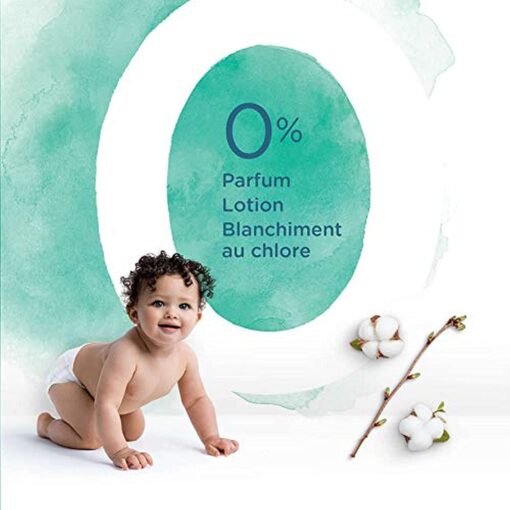 Pampers Couches Harmonie Taille 1 (2-5kg) 0% de compromis, 100% d'absorption, Ingrédients d'origine végétale, – Image 26