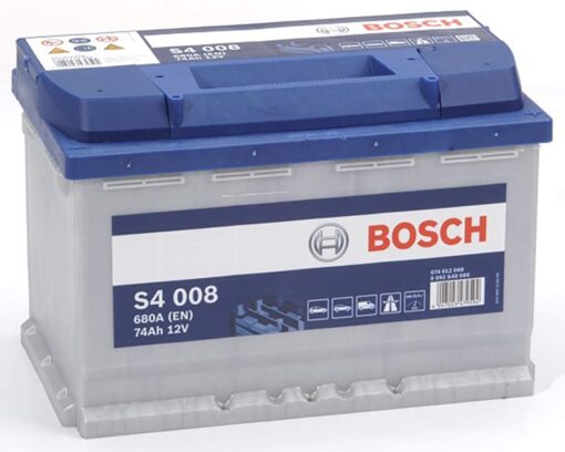 Bosch S4008 - Batterie Auto - 74A/h - 680A - Technologie Plomb-Acide - pour les Véhicules sans Système Start/Stop – Image 2