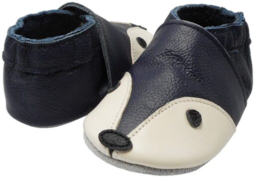 YIHAKIDS Bébé Filles Garçons Chaussures Cuir Souple Enfant Chaussons Cuir Doux Chaussures Premiers Pas – Image 104