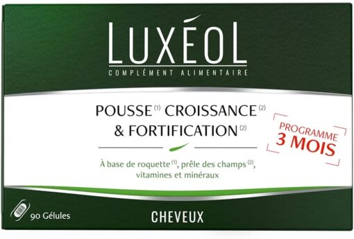 Luxéol Pousse Croissance & Fortification 1 Mois, Favorise la Pousse des Cheveux, Complément Alimentaire, 30 Gélules – Image 15