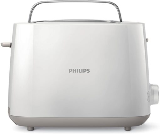 Philips HD2581/00 Grille-pain Daily Collection, 8 réglages, Access, réchauffe-viennoiseries intégré, Design compact - Blanc – Image 2