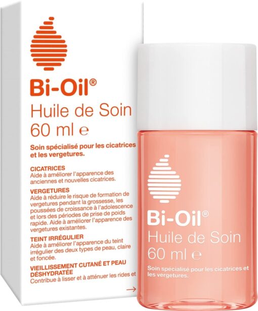 Bi-Oil Huile de Soin Pour la Peau - Soin Spécialisé pour les Vergetures, Cicatrices, Peau Sèche et Teint Irrégulier - 1 x 60 – Image 7