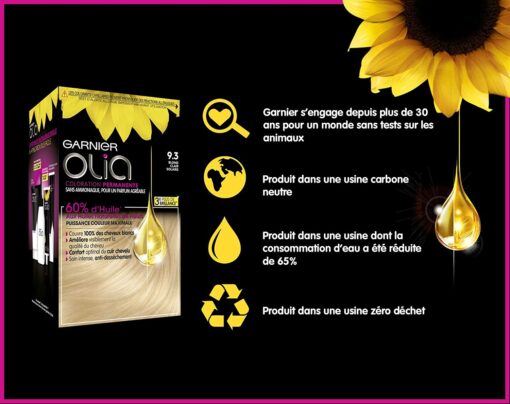 Garnier Olia Coloration Permanente sans Ammoniaque 1.10 Noir Saphir – Image 138