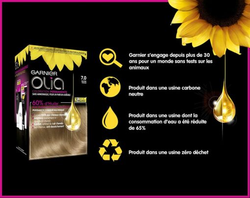 Garnier Olia Coloration Permanente sans Ammoniaque 1.10 Noir Saphir – Image 71