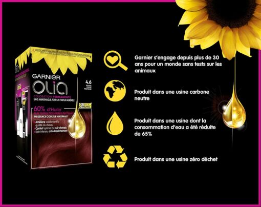 Garnier Olia Coloration Permanente sans Ammoniaque 1.10 Noir Saphir – Image 112