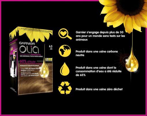 Garnier Olia Coloration Permanente sans Ammoniaque 1.10 Noir Saphir – Image 102