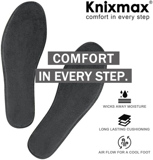 Knixmax Semelles Mémoire de Forme Confort, Semelles de Chaussures Femme et Homme - Superbes Absorption des Chocs et un Amorti – Image 94