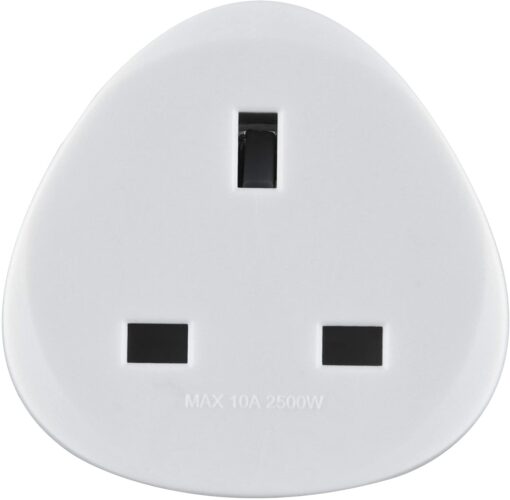 Electraline 70060 Adaptateur de voyage Australie/Chine vers France/Europe, blanc – Image 2