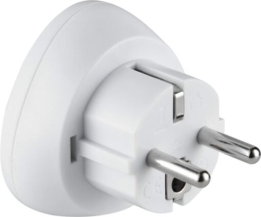 Electraline 70060 Adaptateur de voyage Australie/Chine vers France/Europe, blanc – Image 4