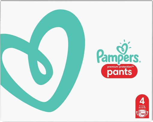 Pampers Couches-Culottes Premium Protection Pants Taille 4 (9-15kg) notre N°1 pour la protection des peaux sensibles, Faciles – Image 13