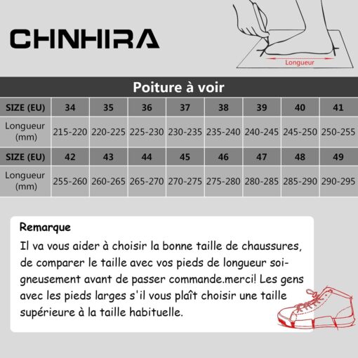 CHNHIRA Chaussures de Securité Homme Embout Acier Protection Antidérapante Anti-Perforation Chaussures de Travail Unisexes – Image 13