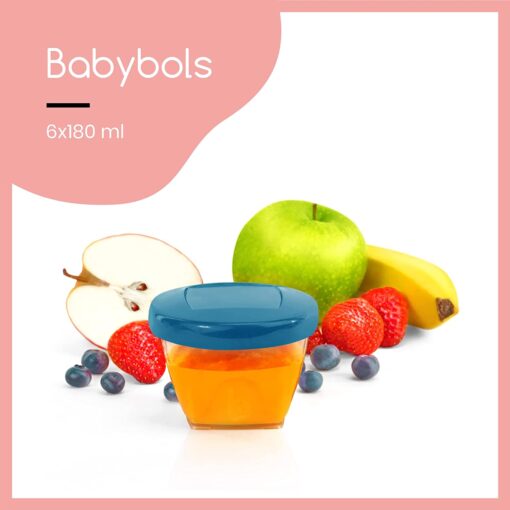 Babymoov Babybol Lot de 4 Pots de Conservation Hermétiques pour Bébé 120 ml – Image 2