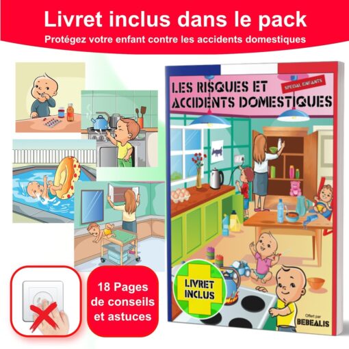 [Pack x20] Cache Prise Bébé Français Amovible [ Sans Clef Ni Adhésif ] - Invention 100% Made In France - Cache-Prise Bebe - – Image 8