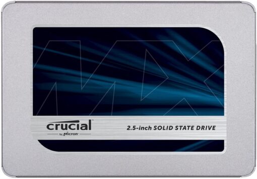 Crucial 500Go CT500MX500SSD1 SSD interne MX500-jusqu’à 560 Mo/s (3D NAND, SATA, 2,5 pouces)